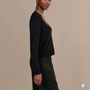 Jenni Kayne Black Linen Women's Sweater